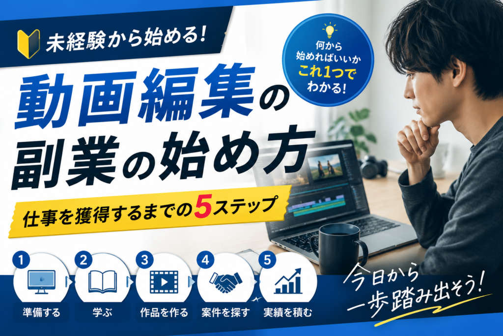 動画編集副業の始め方